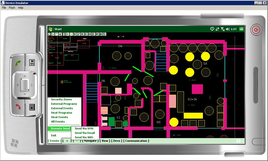  Smart House eHouse - Software Visualization and graphical control Windows Mobile , Windows Phone , . NET Open Source 