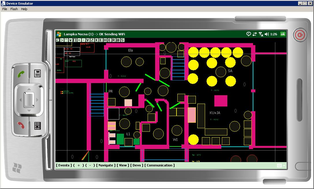  Smart House eHouse - Software Visualization and graphical control Windows Mobile , Windows Phone , . NET Open Source 