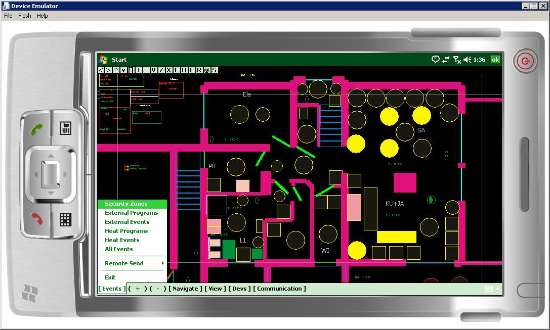  Smart House eHouse - Software Visualization and graphical control Windows Mobile , Windows Phone , . NET Open Source 