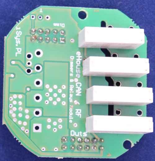 Smart House eHouse CAN relays and dimmers