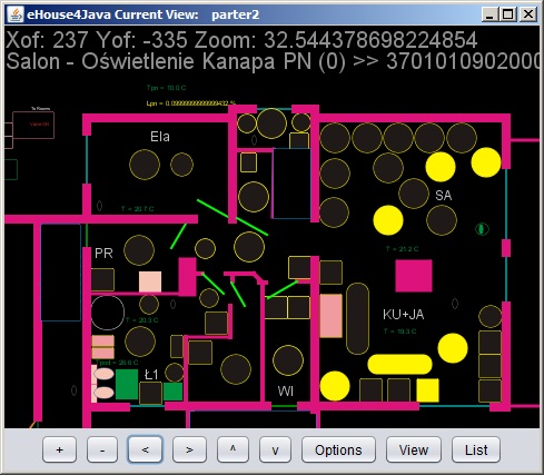  Intelligente Haussteuerung eHouse Online-Grafik und Visualisierung - Open Source Java 