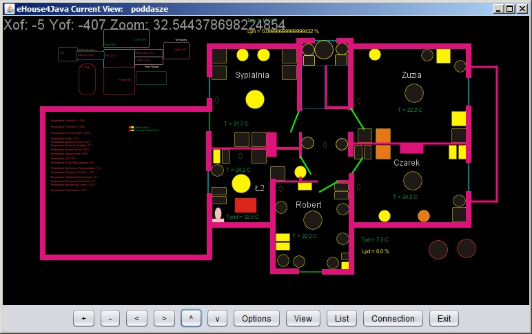  Intelligent home control eHouse online graphics and visualization - java open source 
