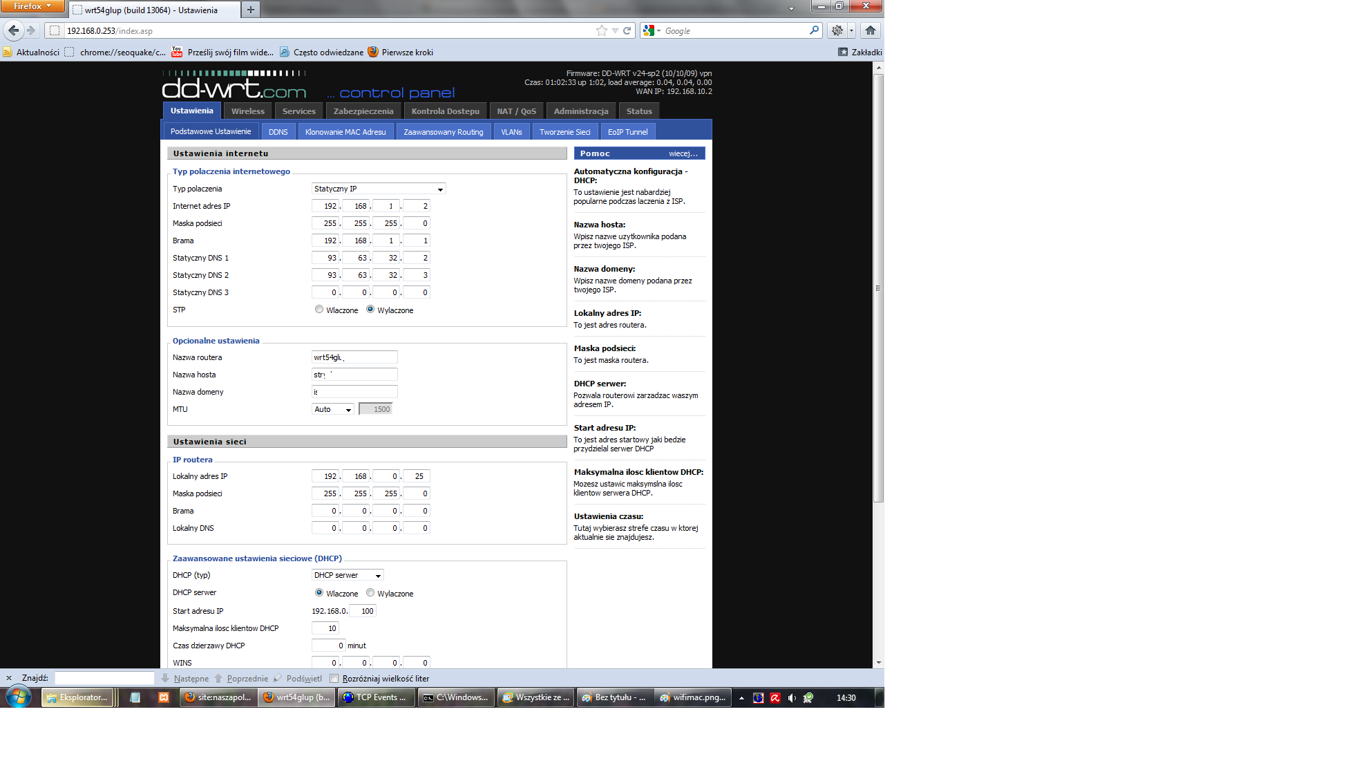  Configuring in iter itineris pro smart domum system eHouse 